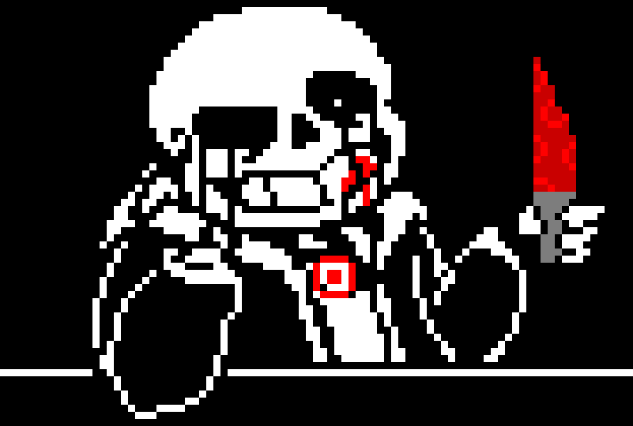 [11a9d7] -spike zones dust pap- Your not in this papyrus! -blue souls horrortrust- -Shop Keeper Sans