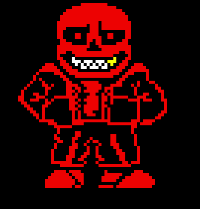 [4fbda4] chara called me edgy-fell sans