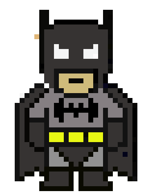 [9664c4] BATMAN/ First pixle art