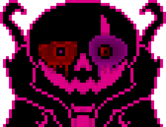 [56d547] *the animal shakes violently and rips the head off the animal but still connected by strange pink vine like things and the tail explodes replaced by the same pink vines* intiresting *turns on a lazer that blasts the animal back into pink "liquid"*