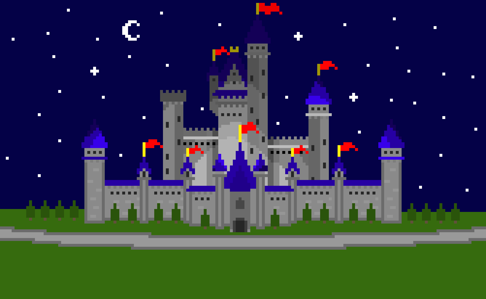 [85b718] castle night (ice master)