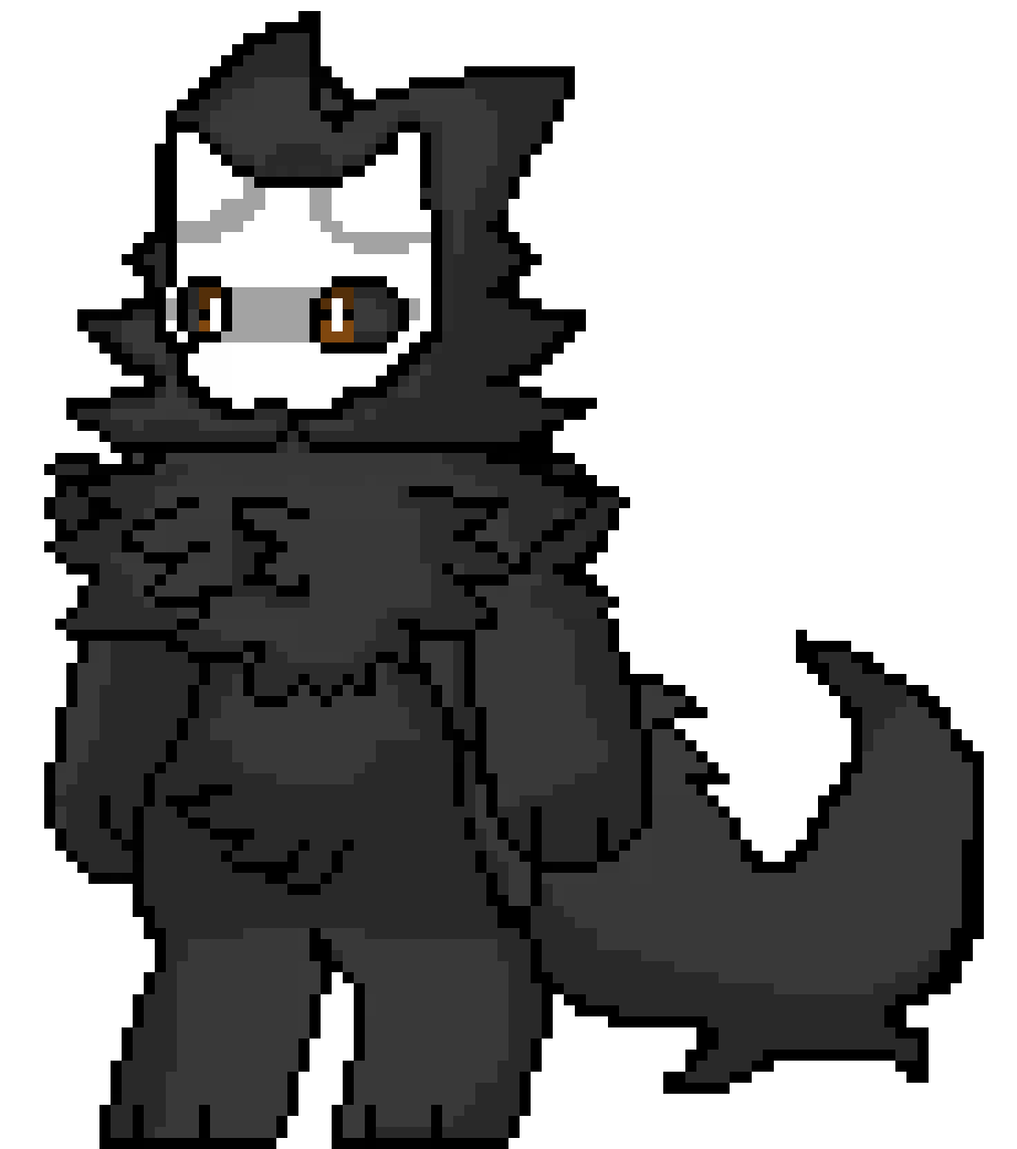 [2211ff] [Changed]: Evan The Dark Latex Wolf (My Take)[Side] {No Shorts}