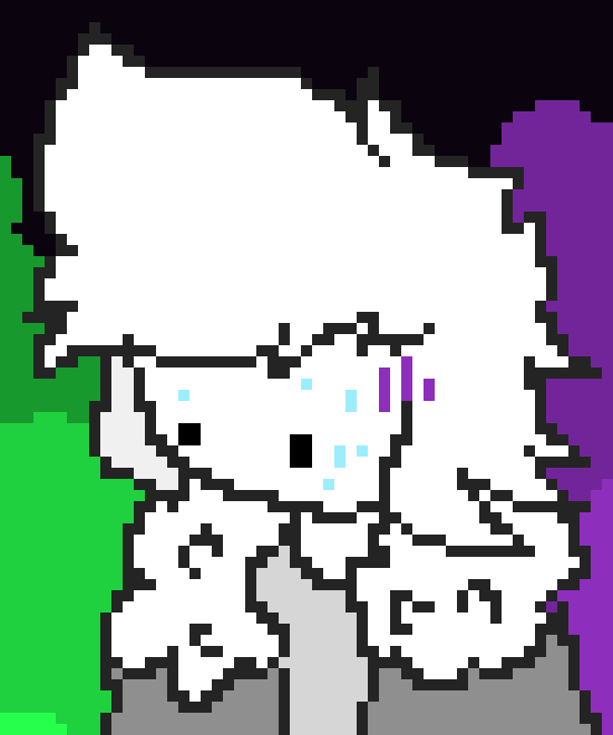 [9d1d8a] S-shit- uhm- no- no- its fine- sorry- *He'd squeeze his hand, just rubbing it,*