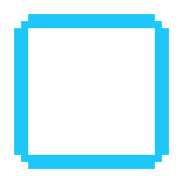 [0bab6d] Logo pixel border