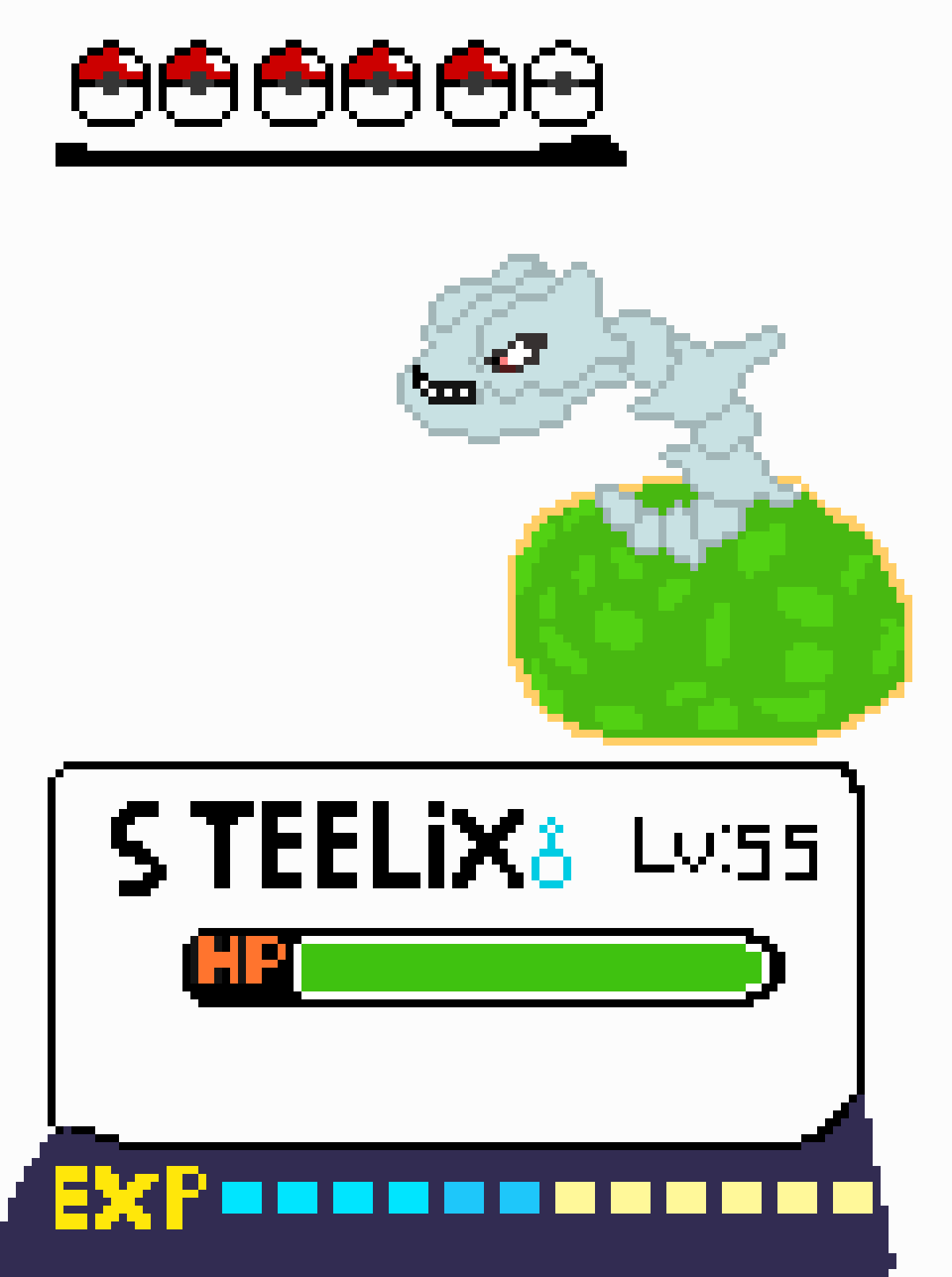 [3fcaee]  PKMN trainer tom steelix use iron tail -Tom