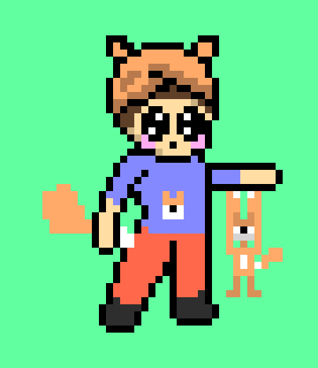 [2b0d61] bean can you take care of this baby fox, it wont let go of me