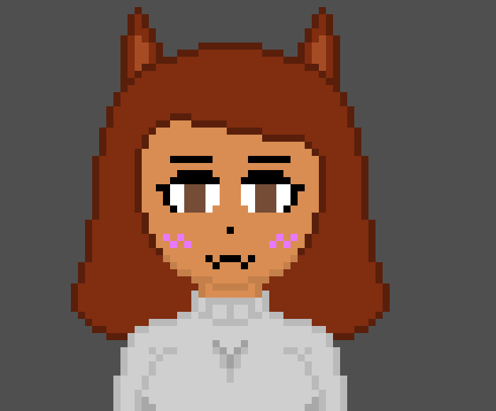 [f92b5d] chilling on her couch*