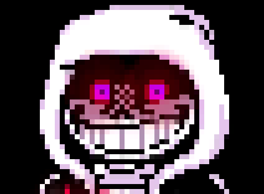 [583245] -A different dust Sans, entered the cage- Heya, bud. Saw ya were having issues with a different dust... Thought I'd come in and do something about it cause really. Somebody like you really shouldn't be bothered by him.