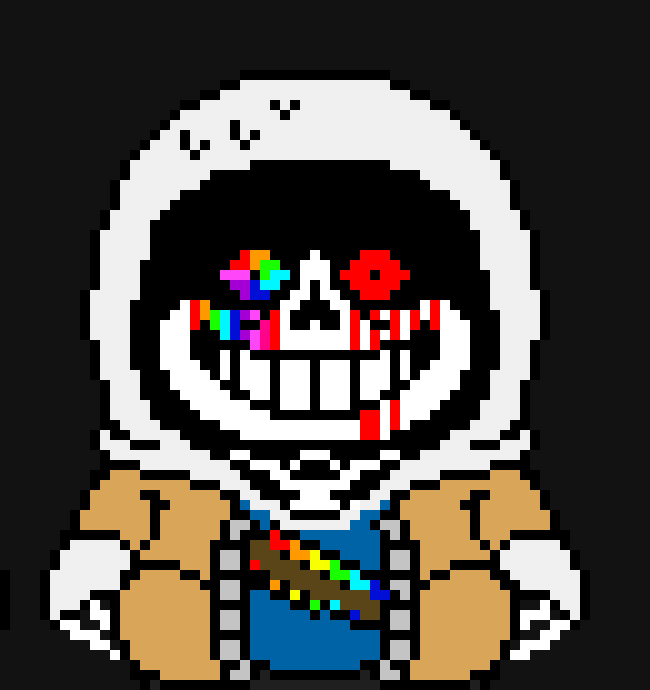 [52937d] creator sans v2-*kid slashes at creator but he blocks it with a bone*our turn