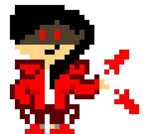 [7a0a81] ... *she points her dagger at EV. the dagger burns with DETERMINATION.*