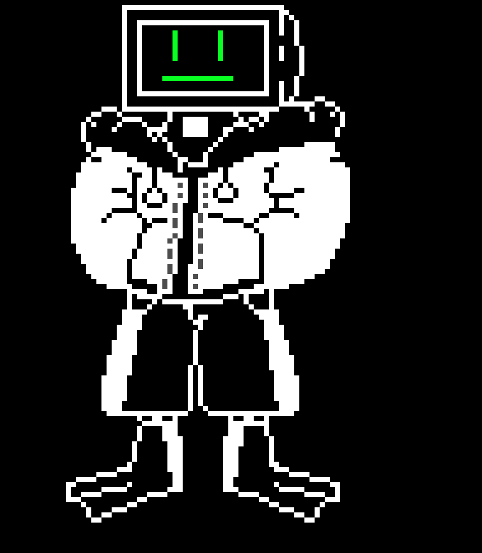 [e7ca5d]   MoniTOR Sans Battle Sprite (My OCs New sprite)