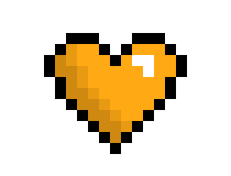[9664c4] Orange Heart