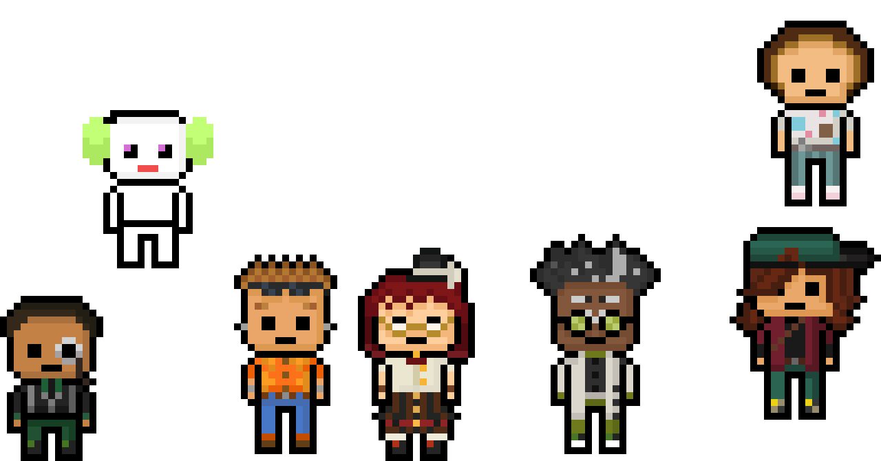 [2fe36f] danganronpa pixel sprite base