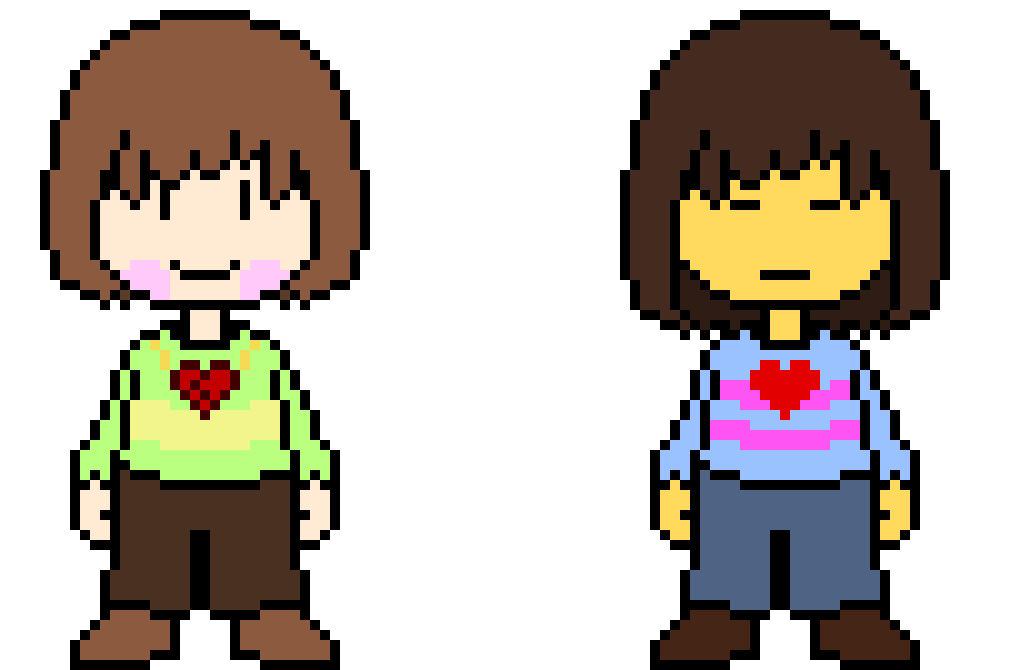 [293042] Undertale Chara and Frisk