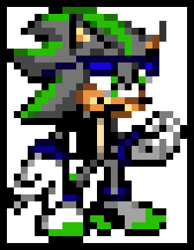 [88382a] Cobalt The Hedgehog Remake