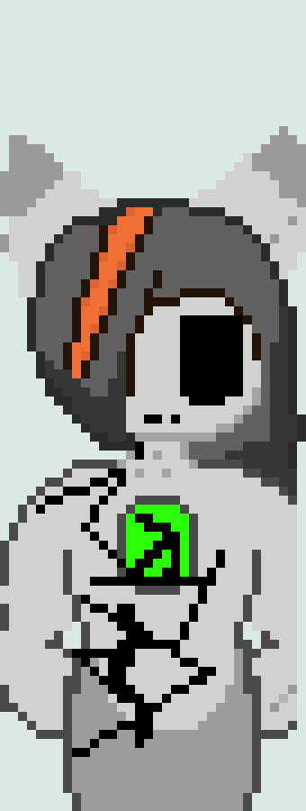 [d8d976] *Head tilts* Hm? -Glitch