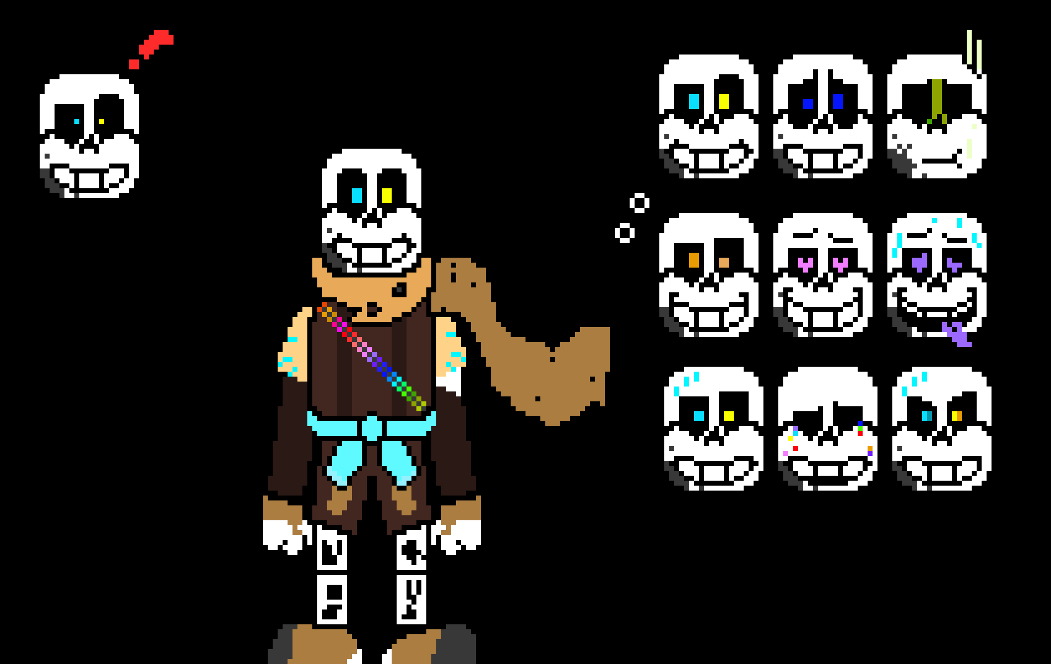 [a228fa] Stylistic Ink Sans, Perhaps could be better in areas, cringy face on the second row 5/10.