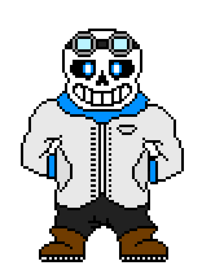 [0ab601] My AU Mirrored Inversion!Sans