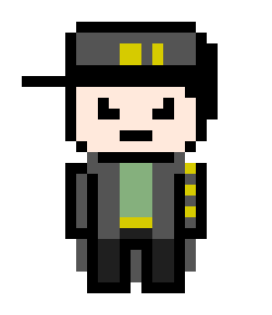 [6fbf09] Jotaro DR pixel sprite