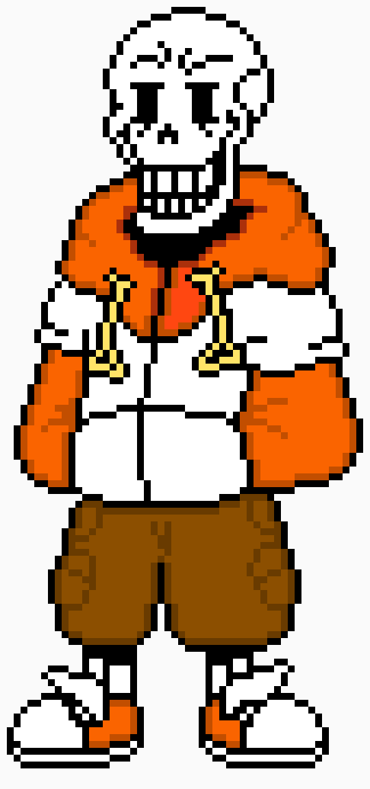 [bfa736] DoubleTS! UnderSwap Papyrus Battle Sprite.