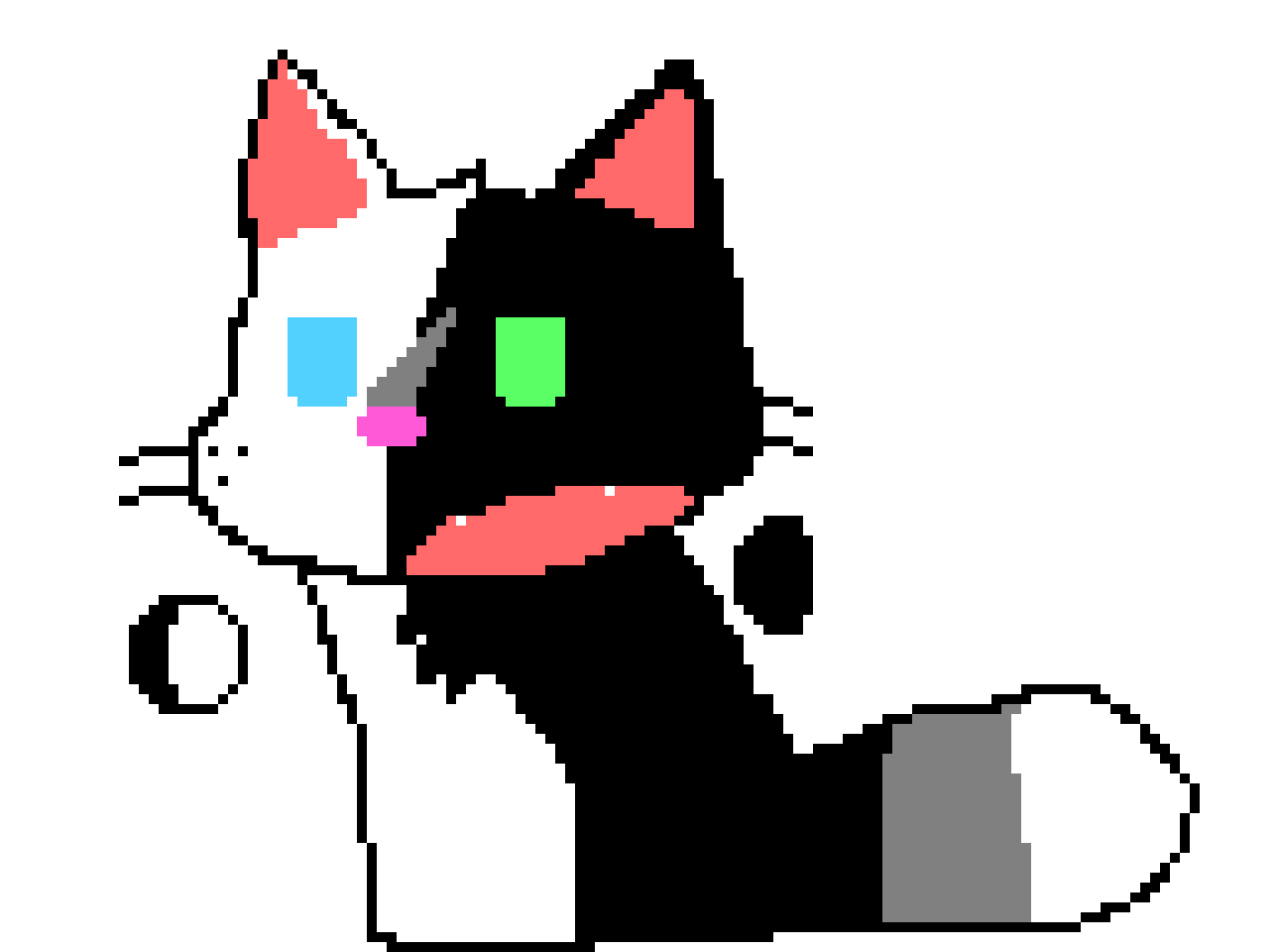 [6cf85f] aw man...you caught me. i was just seeing how you guys would react to a new person thats bad at pixel art. -Oreo