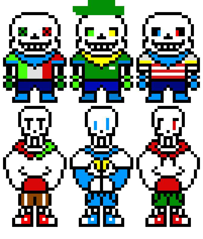 [6e59bd]  internationalswap Sans and Papyrus.