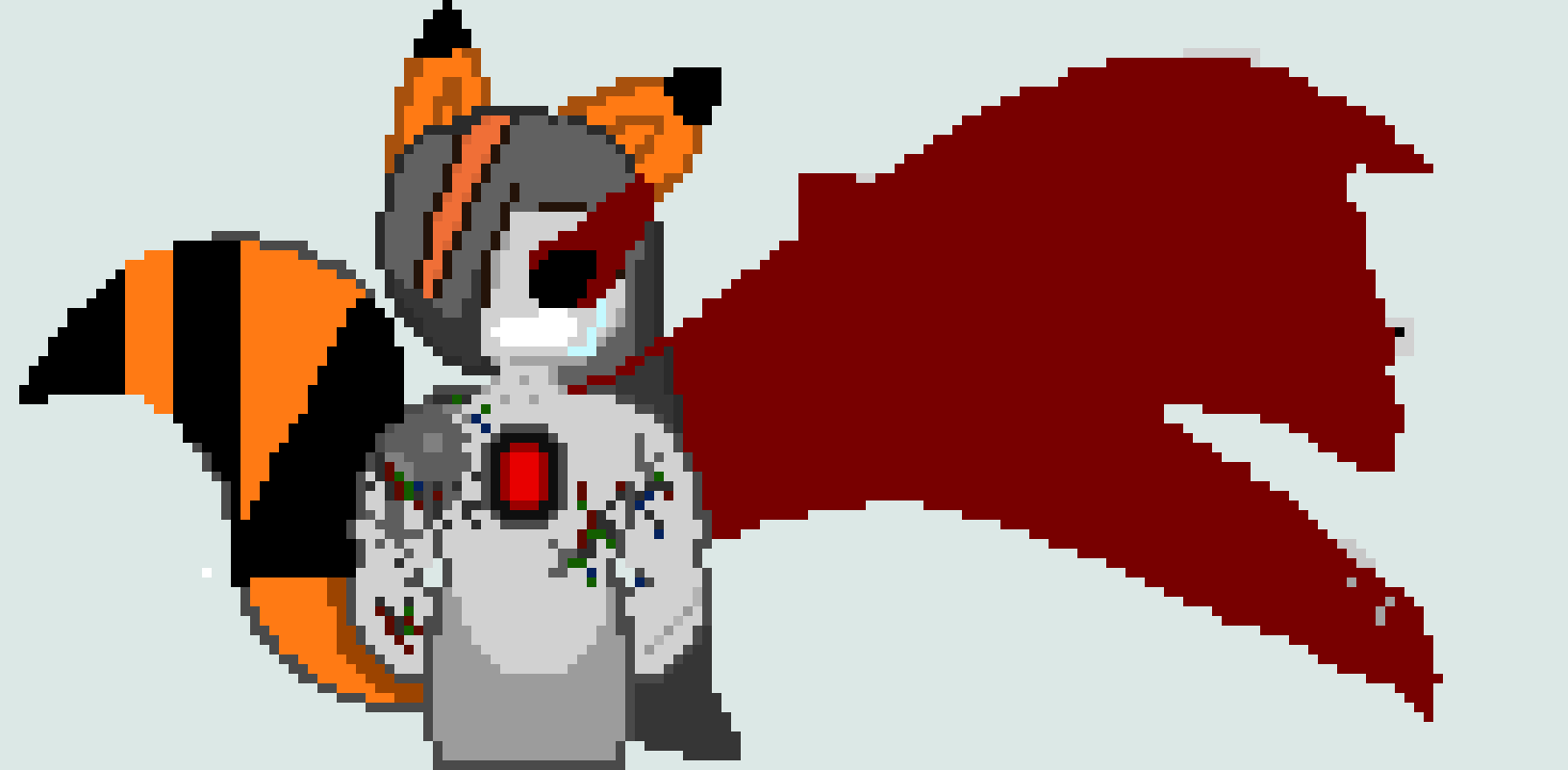 [a8c3d4] *The emerald shoots him*  -Glitch Dreemurr