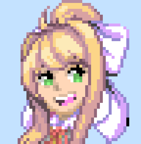 [11a9d7] -walks over to them- Hi there! -Monika (Deteriorate)