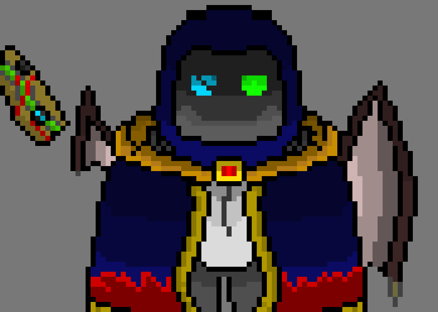 [ca8ee4] (guess I'm going there alone sneaks up to Error and touches him on the shoulder.