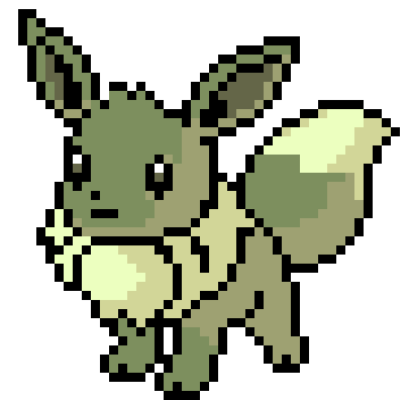 [68b0d3] Undertale Sprite eevee