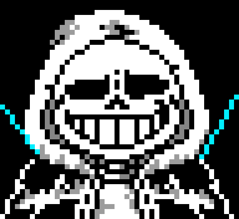[53a360] Sends Spinning Bones and gaster blasters to ink and sends a bone row to him also * 