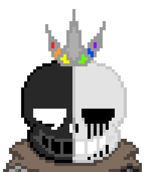 [4076f0] -he looks at ink with a pissed face...he gets angered- "chill?" -sigh- ink...I have full control over you and error...imbecile... -King Multiverse (Cleetus)