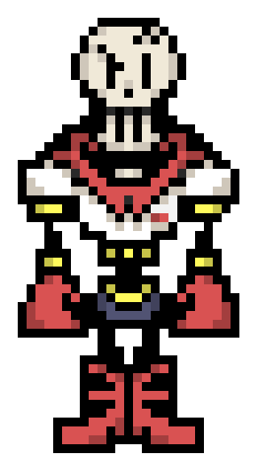 [0e7380] Fuck the grey pixels, cause I'm literally Papyrus Font Skeleton and I'm here to harass john