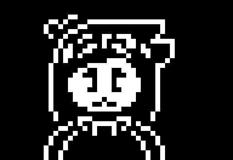 [77b851] - She stares into the pond as the sky turns dark -