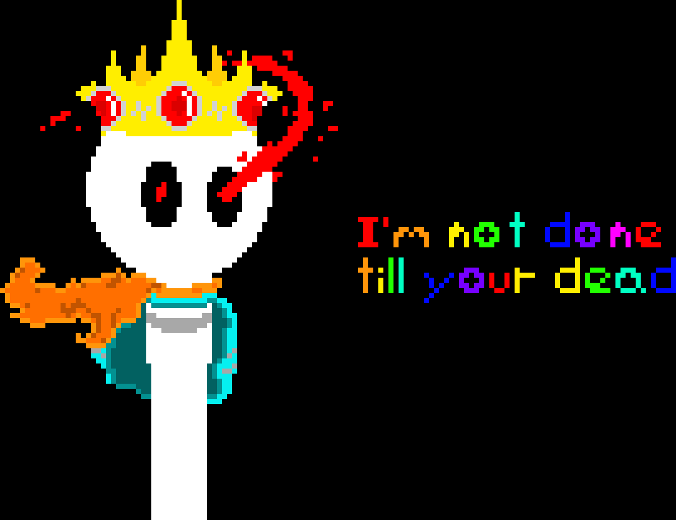 [9664c4] I'm Not Done Till Your Dead; Chex PixelArt