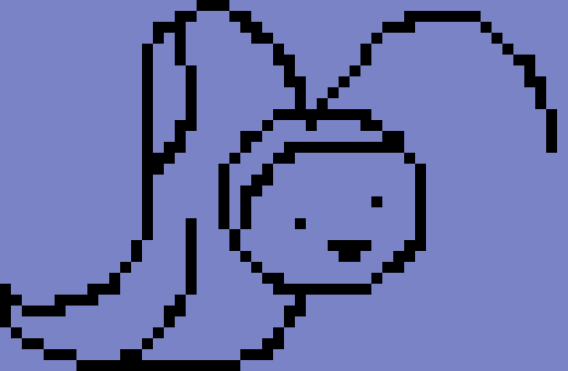 [f7c573] i once made a pixel art that hit the top of the canvas all the way down to the bottom of the canvas