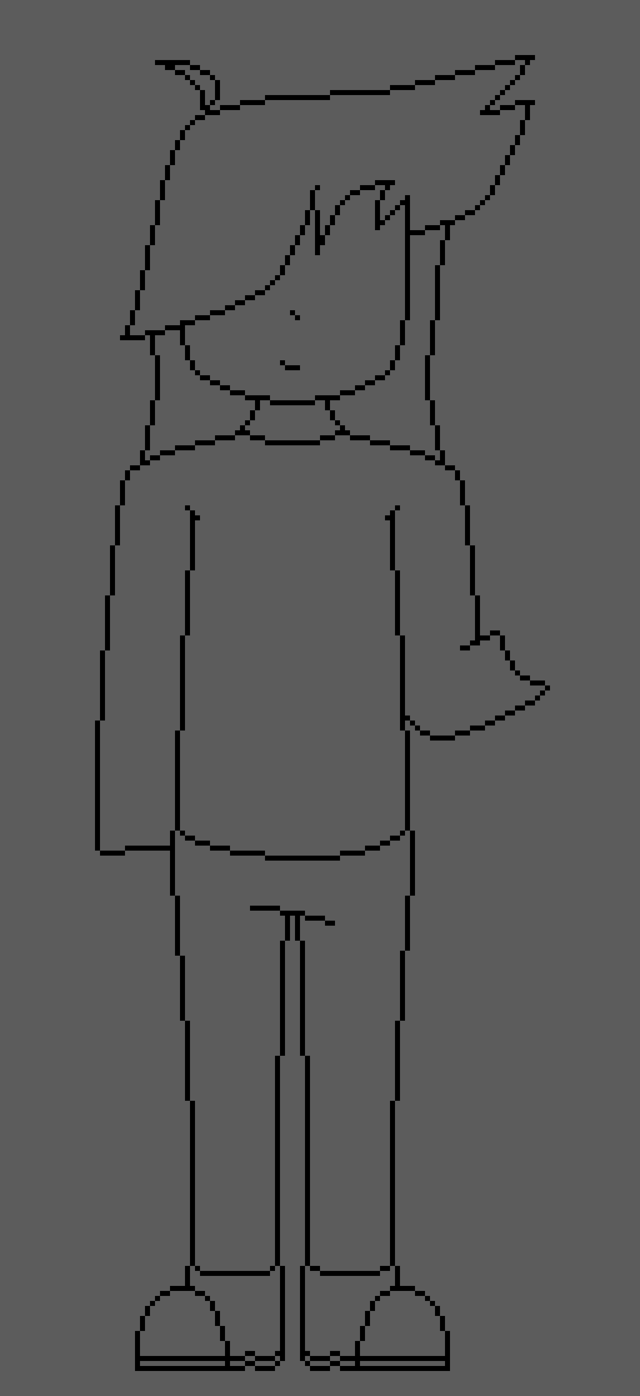 [7c30d6] I guess it's just hands, eyes, coloring, and shading that I still have to do ... for now ... cause I feel like I might add something more to her later