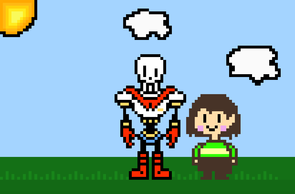 [9664c4] Papyrus and Chara