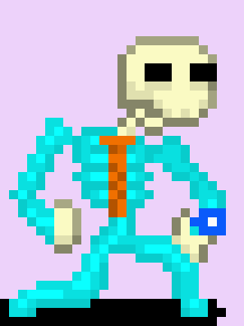 [05b0c1] I dunno, but he has a skeleton to kill.