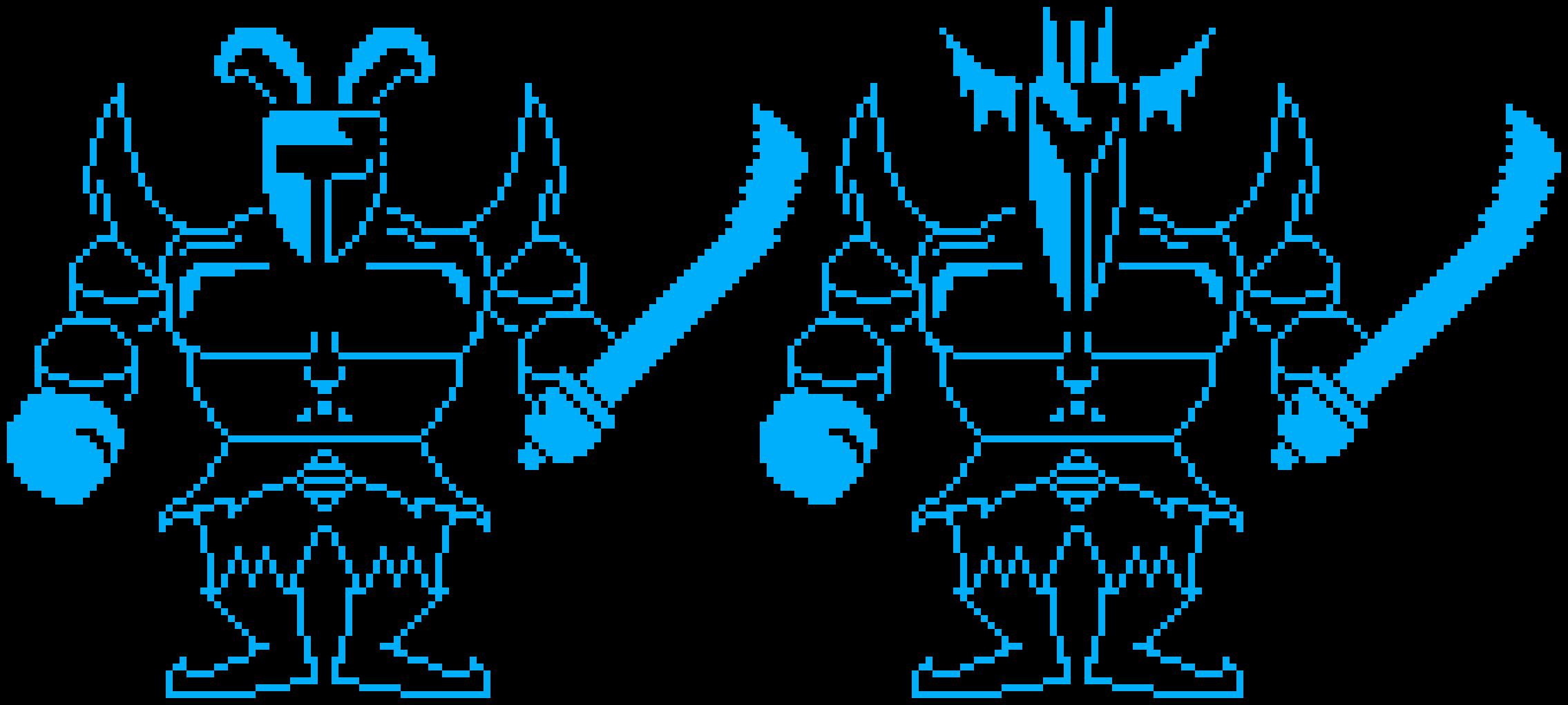 [9664c4] Outertale RG 01 and RG 02 Battle sprites