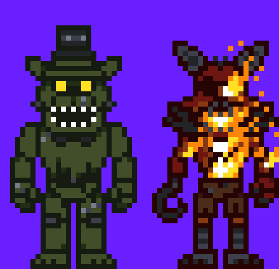 [0374e3] Glitchtrap-*Casual body guards*