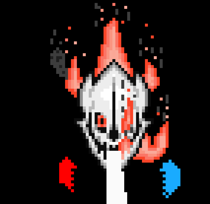 [e4f013] Fire gaster blaster.