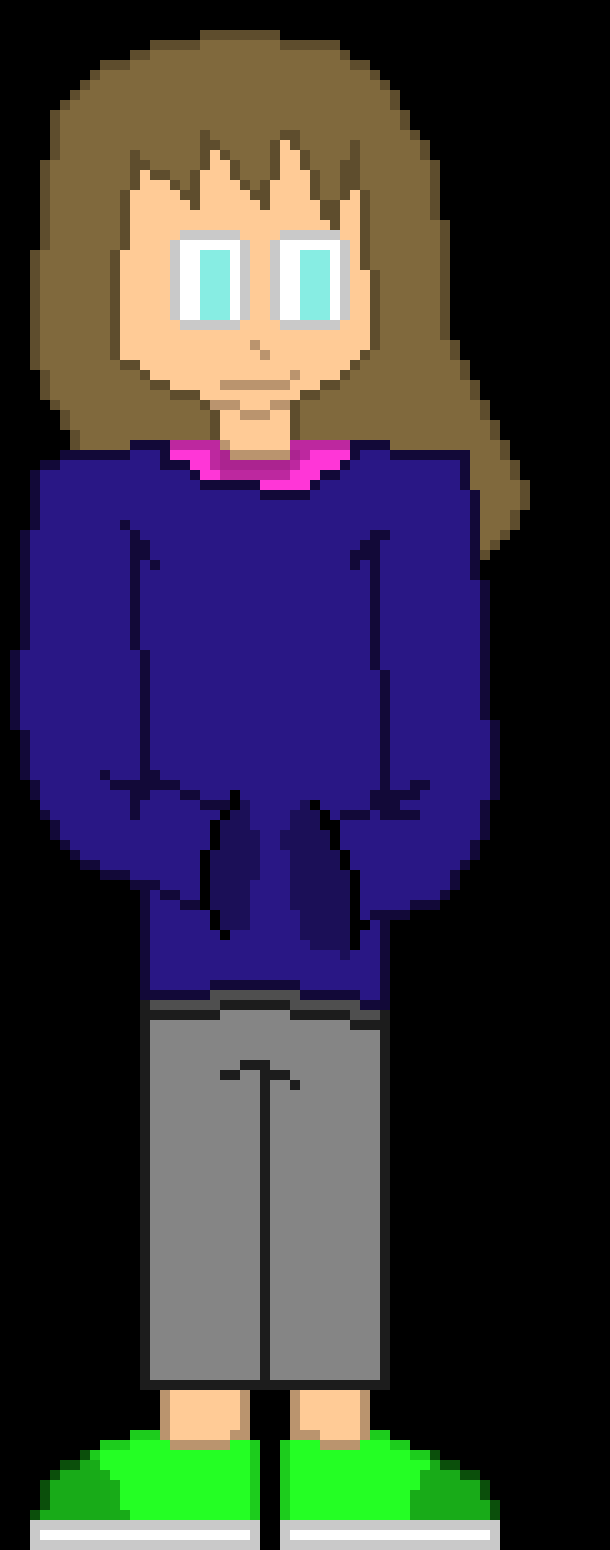 [3a33bd] (Jumps off the tree and lands on her feet really hard and tear comes down her face)Ow-Carie