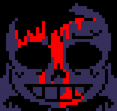 [7ce906] *(He'd start being stressed again.) -HorrorTale Sans