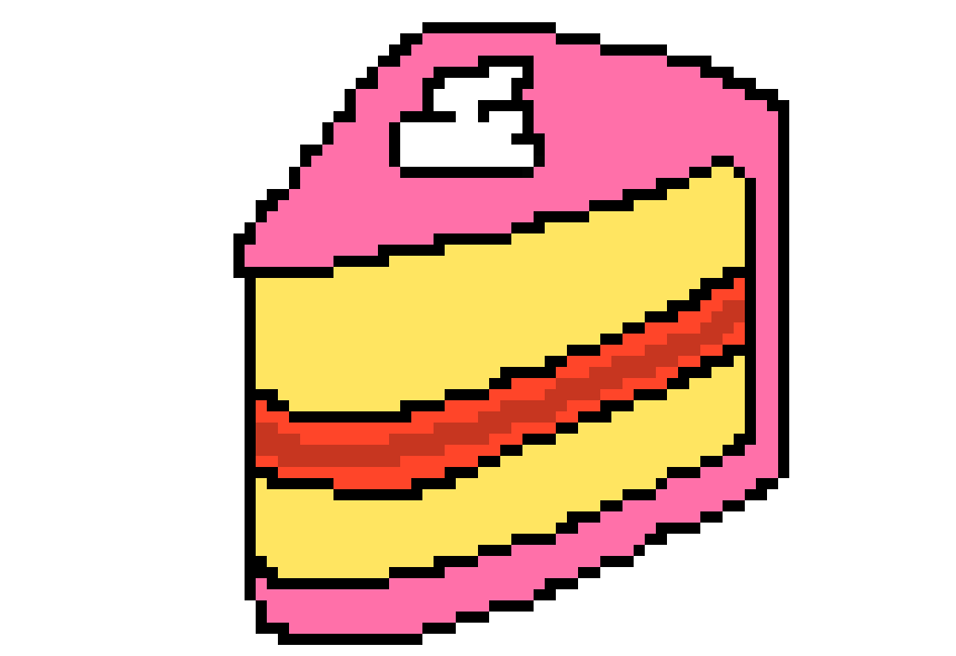 [2f5b3c] (B) Cake PixelArt