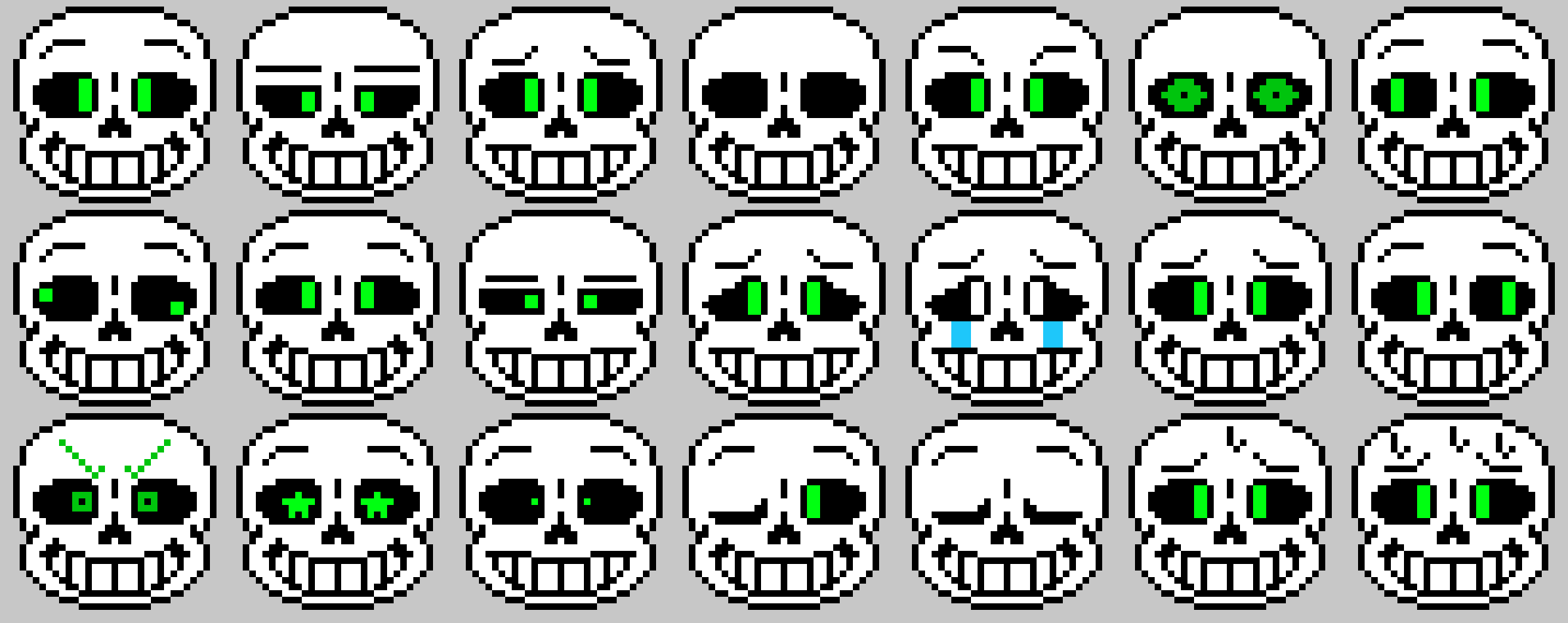 [ea7d09] WJHtale Sans Face Sprites