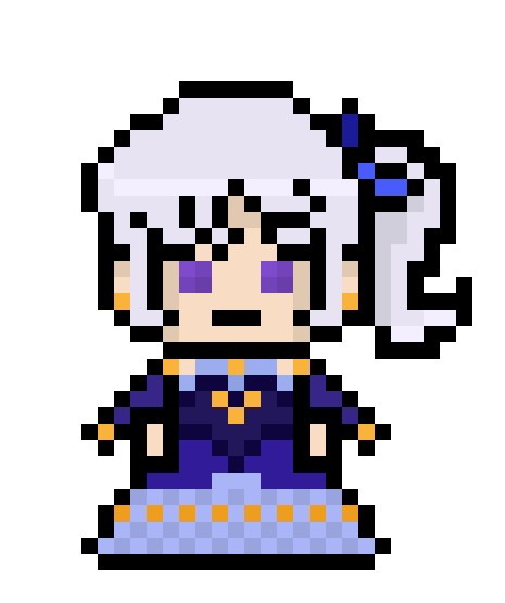 [cfe61d] danganronpa pixel sprite cheering base