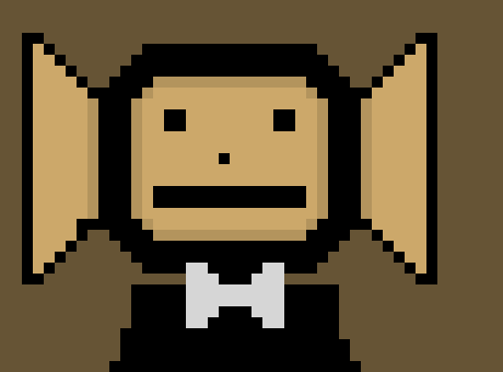 [c65169] (Brush is known as a scrapped project) |~| He came out from behind the desk and stood in front of Gray, holding the paintbrush |~|