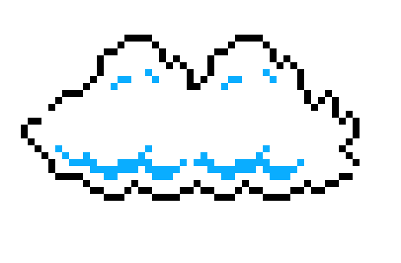 [dfd55b] Super Mario Bros Cloud Sprites