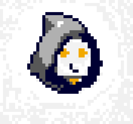 [dfb43a] Reaper Overwatch Pixel Face 